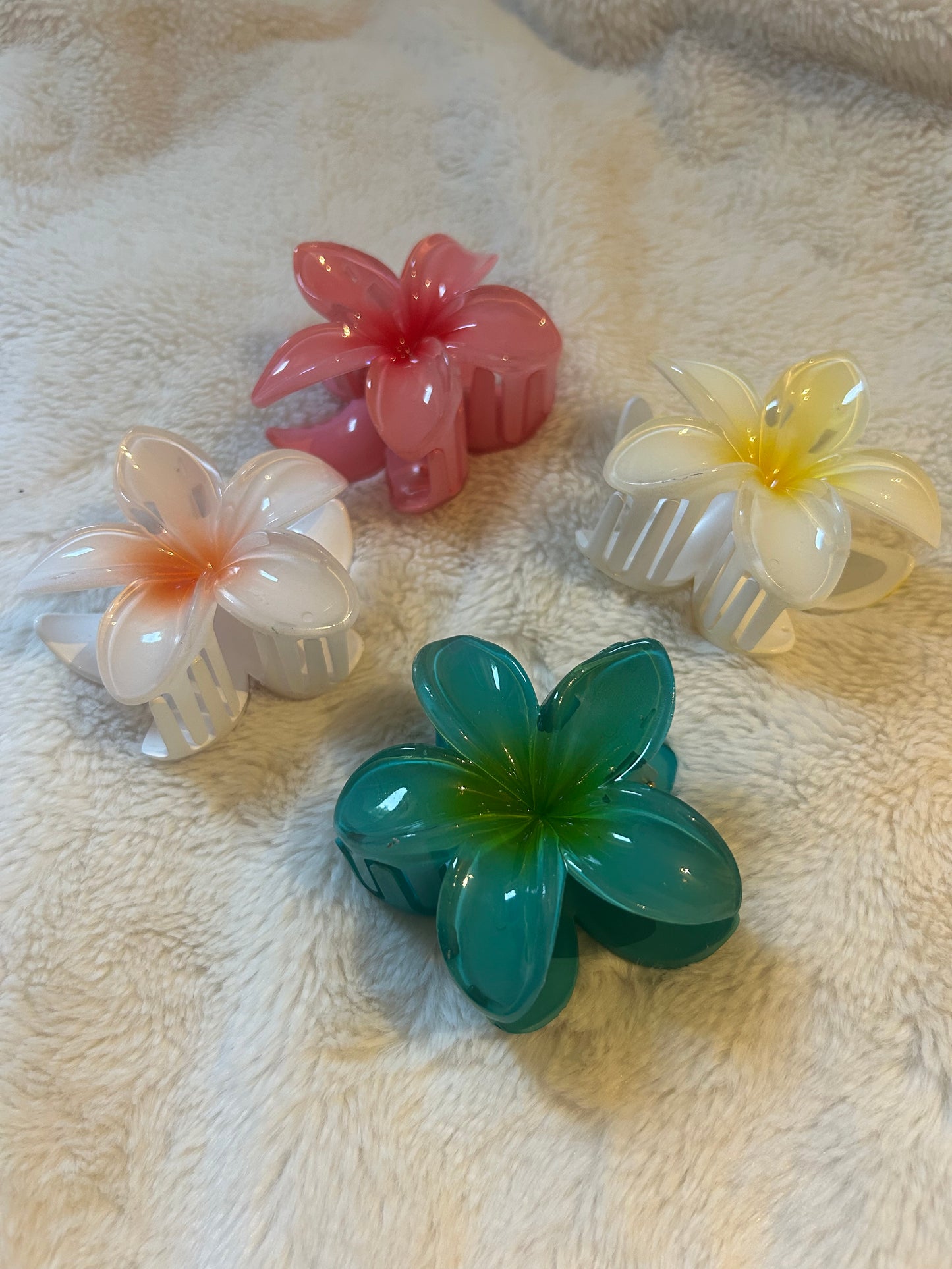 Pince à cheveux hibiscus 🌺