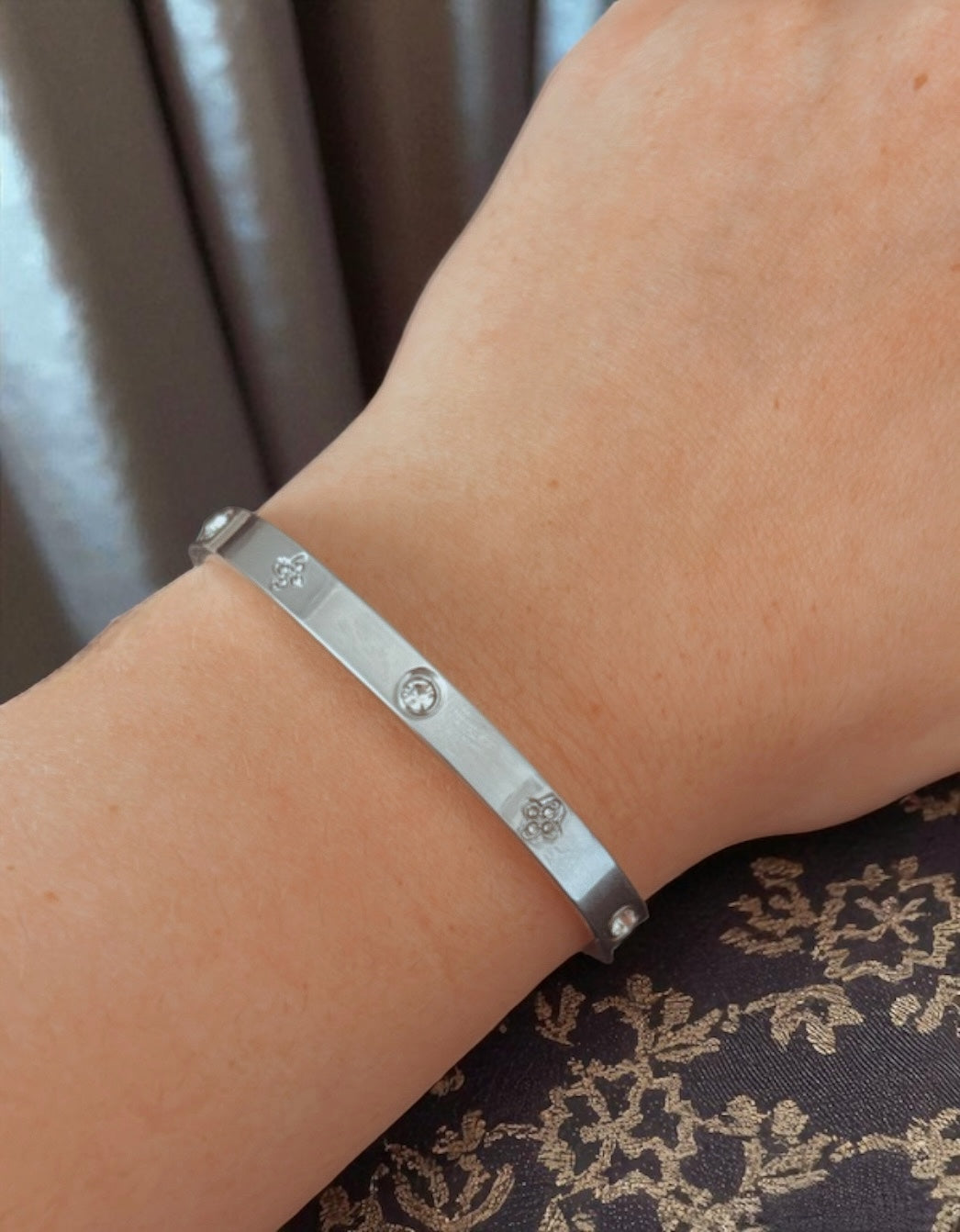 Trio de bracelets argenté