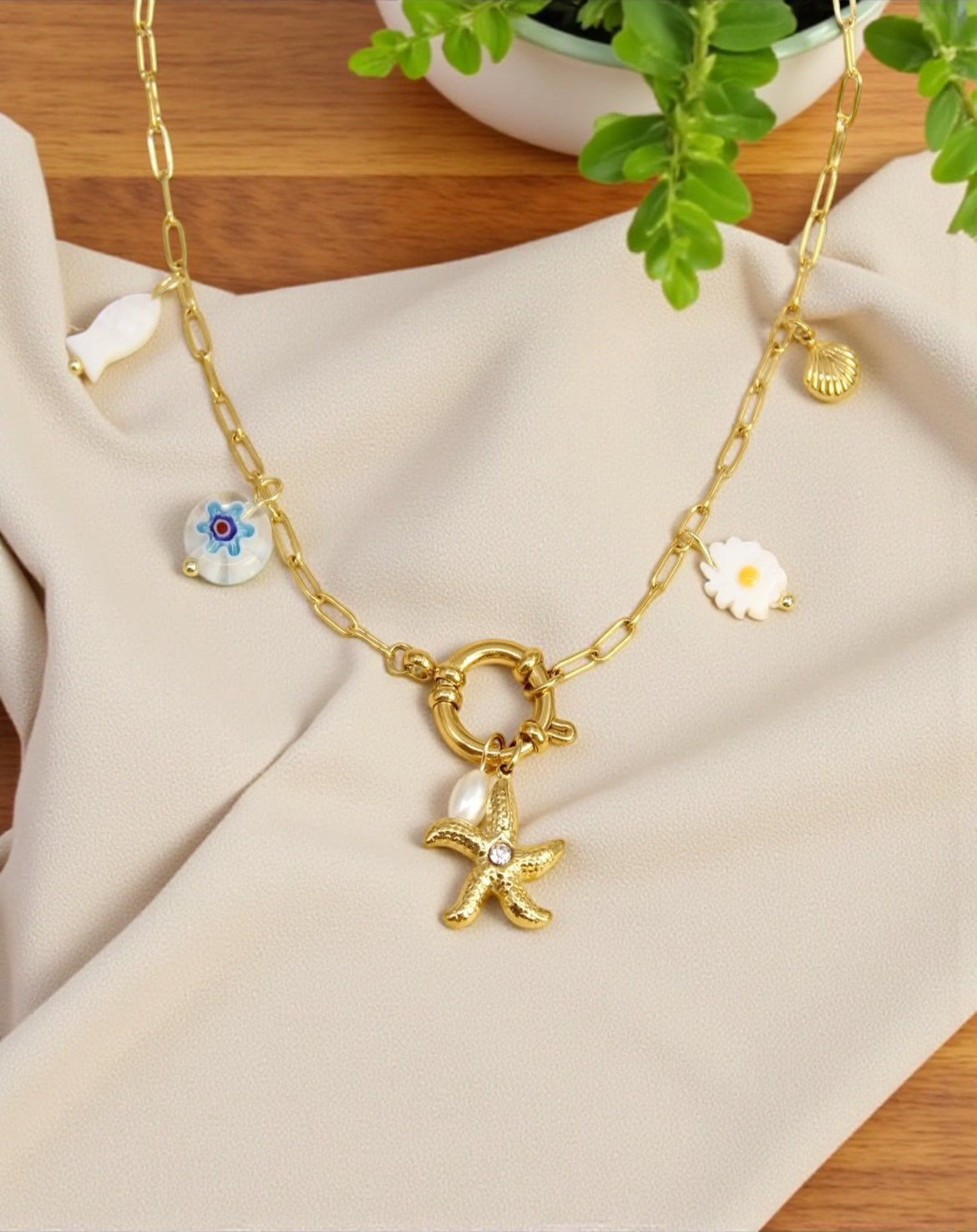 Collier Palm Beach - 6 CHARM'S INTERCHANGEABLES